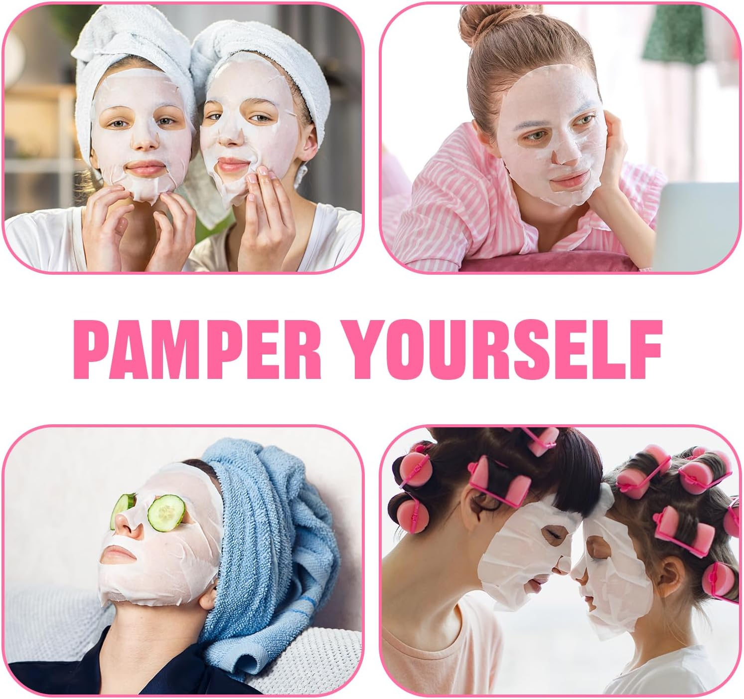 Face Masks Skincare, Face Mask Beauty, Hydrating Facial Masks, Zealsea Natural Sheet Mask, Pamper Gifts for Women, Party Birthday Gifts for Teenage Girls Kids, Biodegradable Sheets, Moisturizing 7pcs - Image 3