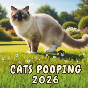 Cats Pooping 2026: 24 hilarious photos | Funny and original gift for cat lovers, coworkers, and friends | A quirky and entertaining planner (birthdays, holidays, gag gift)