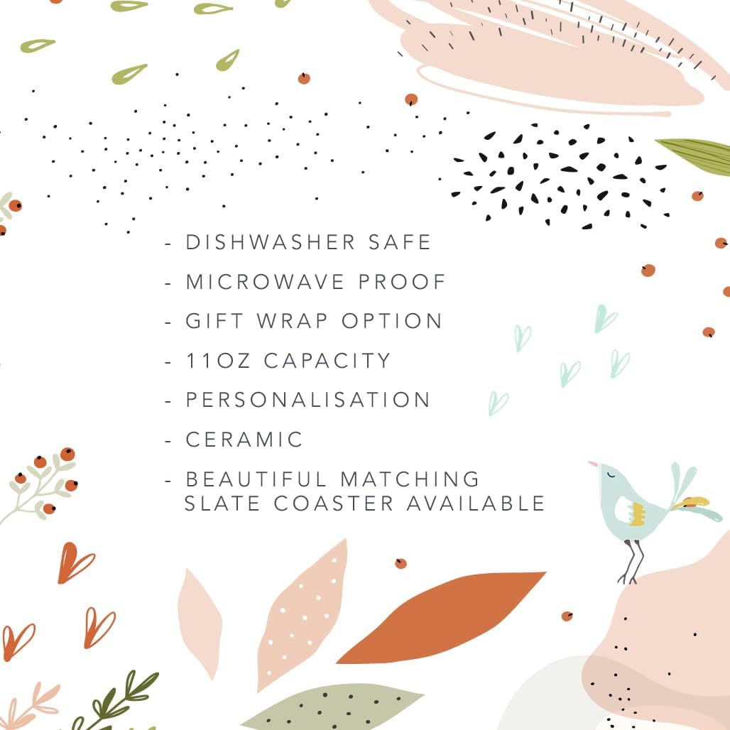 Personalised FIST Bump Daddy Mug, Dad Gift for Him, 11 oz Ceramic Coffee Mug, Black, Modern, Novelty/Theme, Father's Day, Birthday, Christmas - Image 9