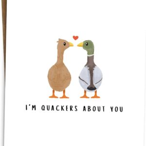 BYANIKA Happy Anniversary Card | Valentine’s Day, Love You, Wedding Anniversary, Birthday | Romantic For Her, Him, Girlfriend, Boyfriend, Wife, Husband To Be, Partner, Fiance, One I Love | Cute Pun