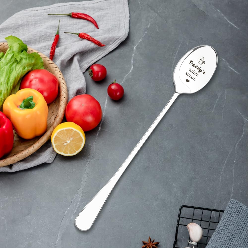 Dad Gifts Presents, Gifts for Dad Valentines Day Easter Father's Day Birthday Christmas from Daughter Son Daddy Present, Gift Ideas for Father Spoon Daddy Gift - Image 3