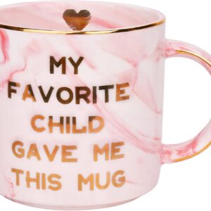 OEAGO Mothers Day Gifts for Mum from Daughter Son, 330ml Funny Coffee Mug,Mothers Day Presents for Stepmum Grandma,Mum Birthday Gifts for Mummy Wife Women on Christmas Anniversary