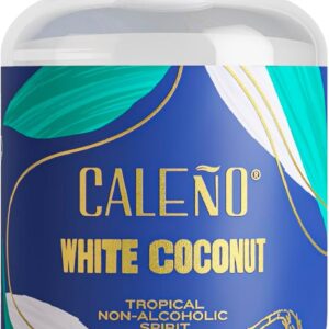 Caleño White Coconut Tropical Alcohol Free Rum 50cl | Created Using Coconut, Vanilla & Pineapple | Non Alcoholic Tropical Gin Alternative | Sugar Free, Gluten Free and Vegan Friendly