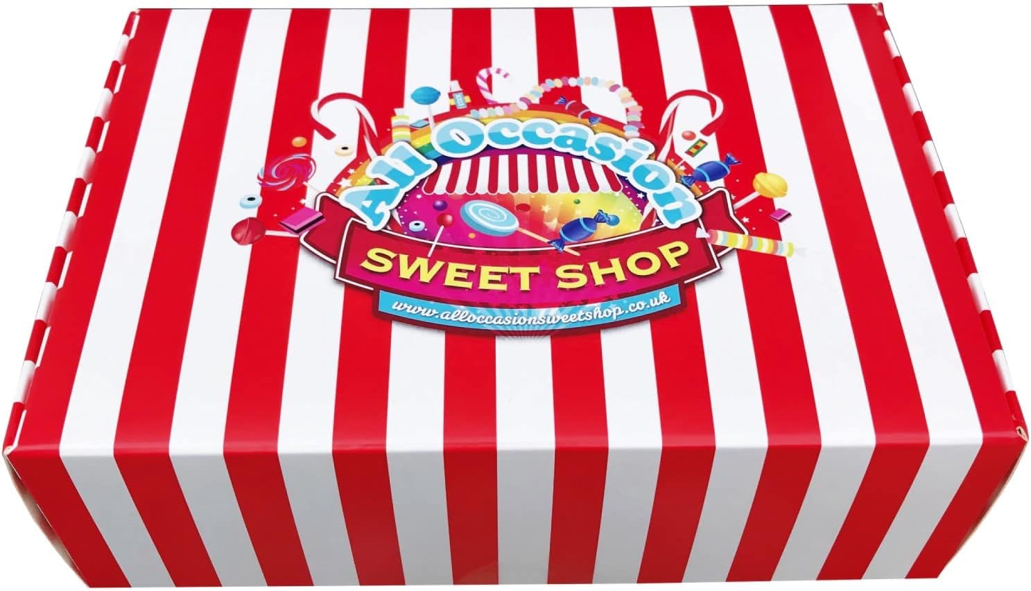 Retro Sweets Gift Box: Candy Striped Old Fashioned Sweets Selection Hamper: Birthday Present for Him & Her, Men, Women, Boys, Girls - Image 3