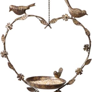 Hanging Bird Feeder Dish Garden Bird Feeding Station Winter Anniversary Wedding Garden Gift Idea