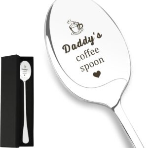 Dad Gifts Presents, Gifts for Dad Valentines Day Easter Father’s Day Birthday Christmas from Daughter Son Daddy Present, Gift Ideas for Father Spoon Daddy Gift
