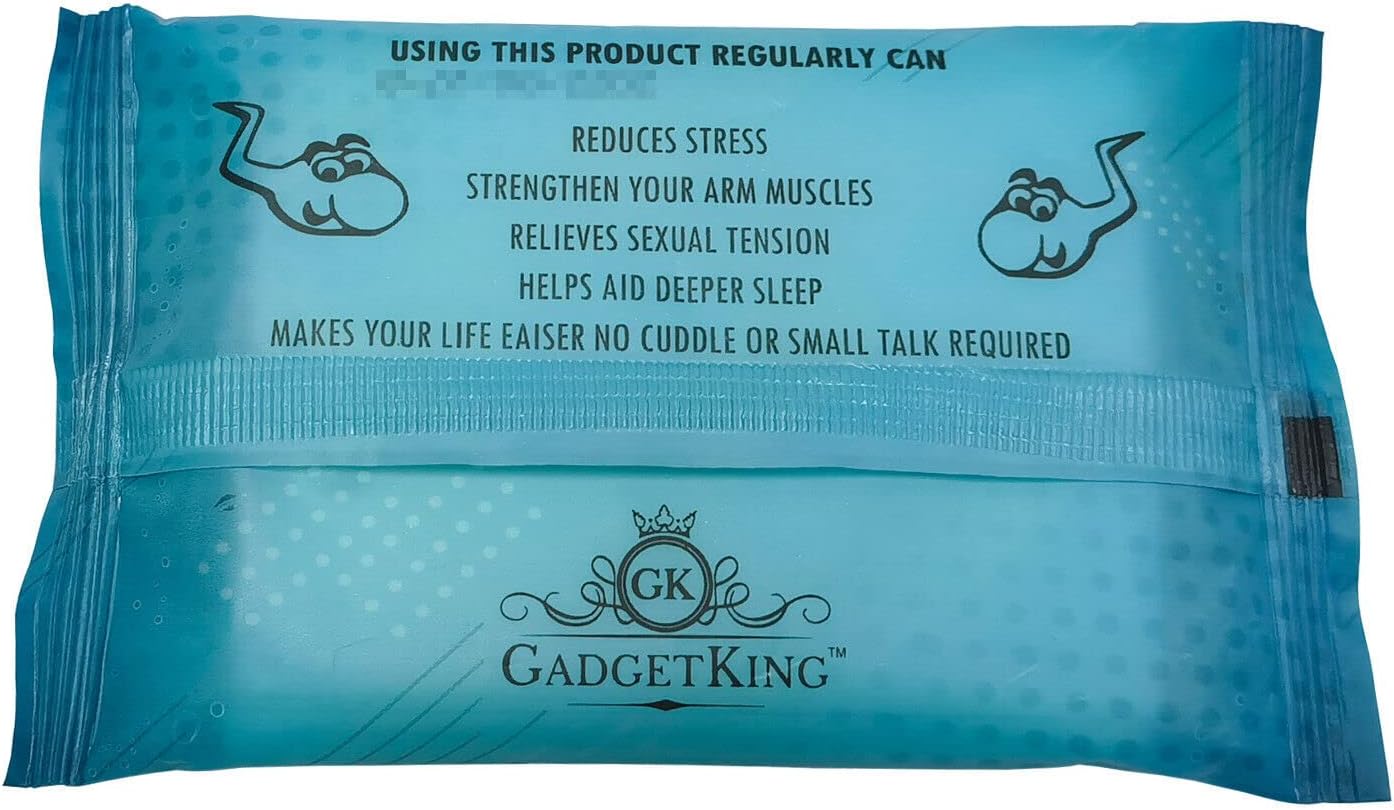 Wank Wipes Tissue Prank Xmas Gift Idea Present for Him Husband Boyfriend Men Man Size Teenager Unusual Prank April Fools Secret Santa 40th 50th 60th 21st Birthday Rude Ladies Her Boss Novelty - Image 4