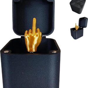 Middle Finger in a Box, Middle Finger Surprise Gift Box, Gag Prank Gifts, Secret Santa Gifts, Novelty Christmas Funny Gifts for Men Women, Surprise Prank Pop up Gift for Adults, Middle Finger Gifts 1