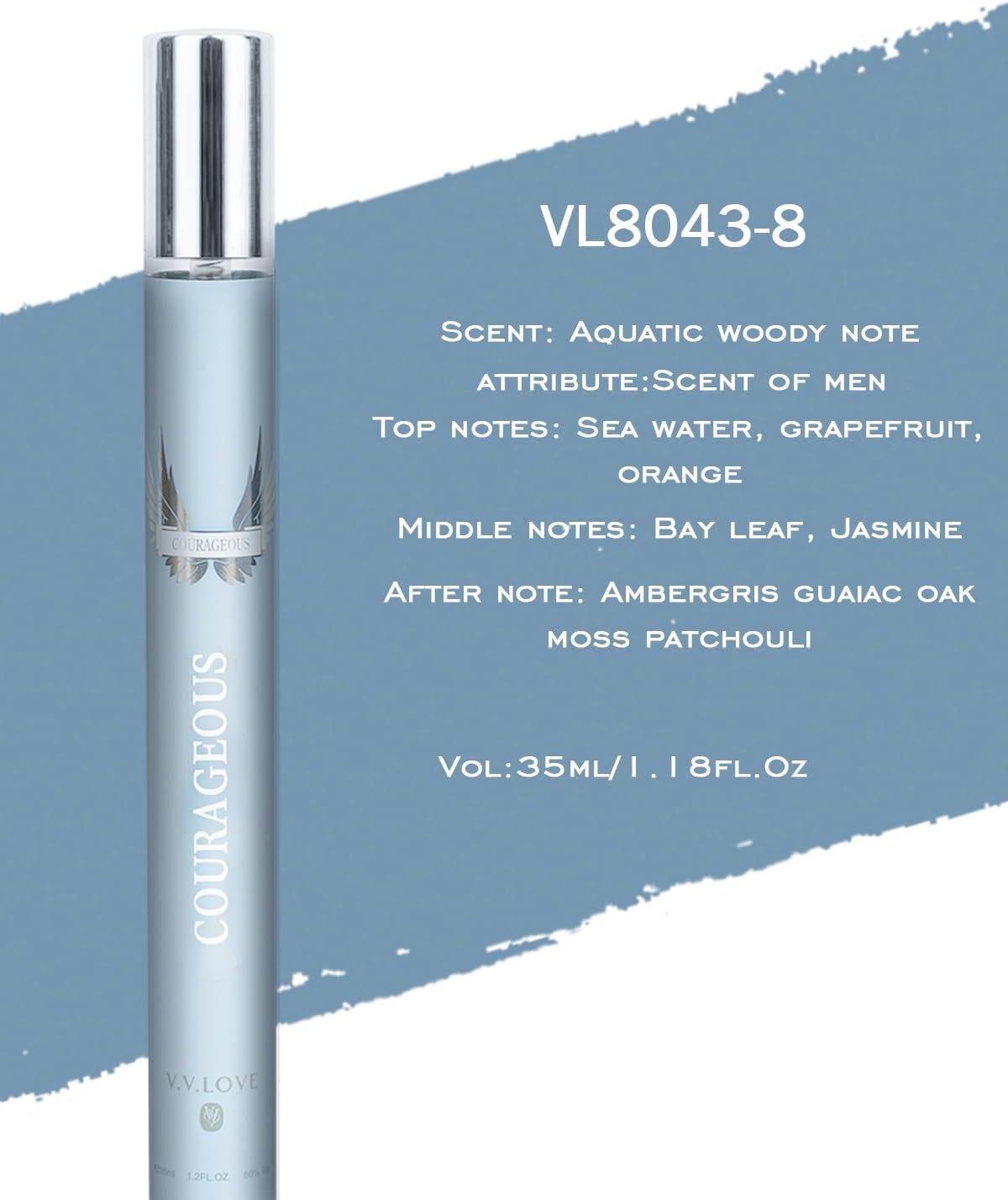 Premium Men's Fragrance Gift Set - 6x40ml Long-Lasting Eau de Parfum Collection with ambergris & Mandarin orange Notes - Luxury Cologne & Aftershave - Image 2