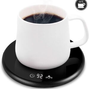 Coffee Mug Warmer, Electric Smart Beverage Mug Warmer Cup Warmer with Touch Tech & LED Backlit Display, Coffee Warmer for Home Office Coffee Mug, Milk-Cup Warmer with 2 Temperature Settings