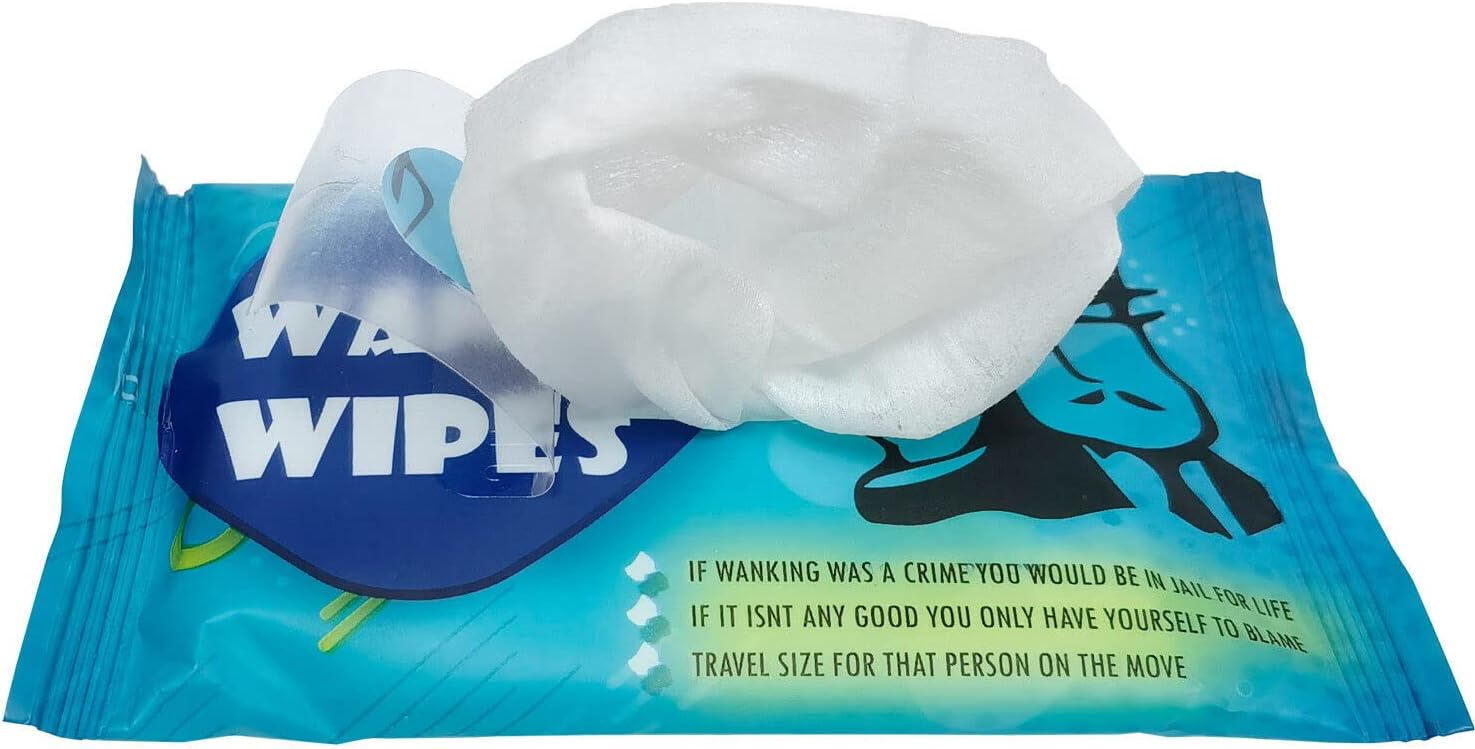 Wank Wipes Tissue Prank Xmas Gift Idea Present for Him Husband Boyfriend Men Man Size Teenager Unusual Prank April Fools Secret Santa 40th 50th 60th 21st Birthday Rude Ladies Her Boss Novelty - Image 5