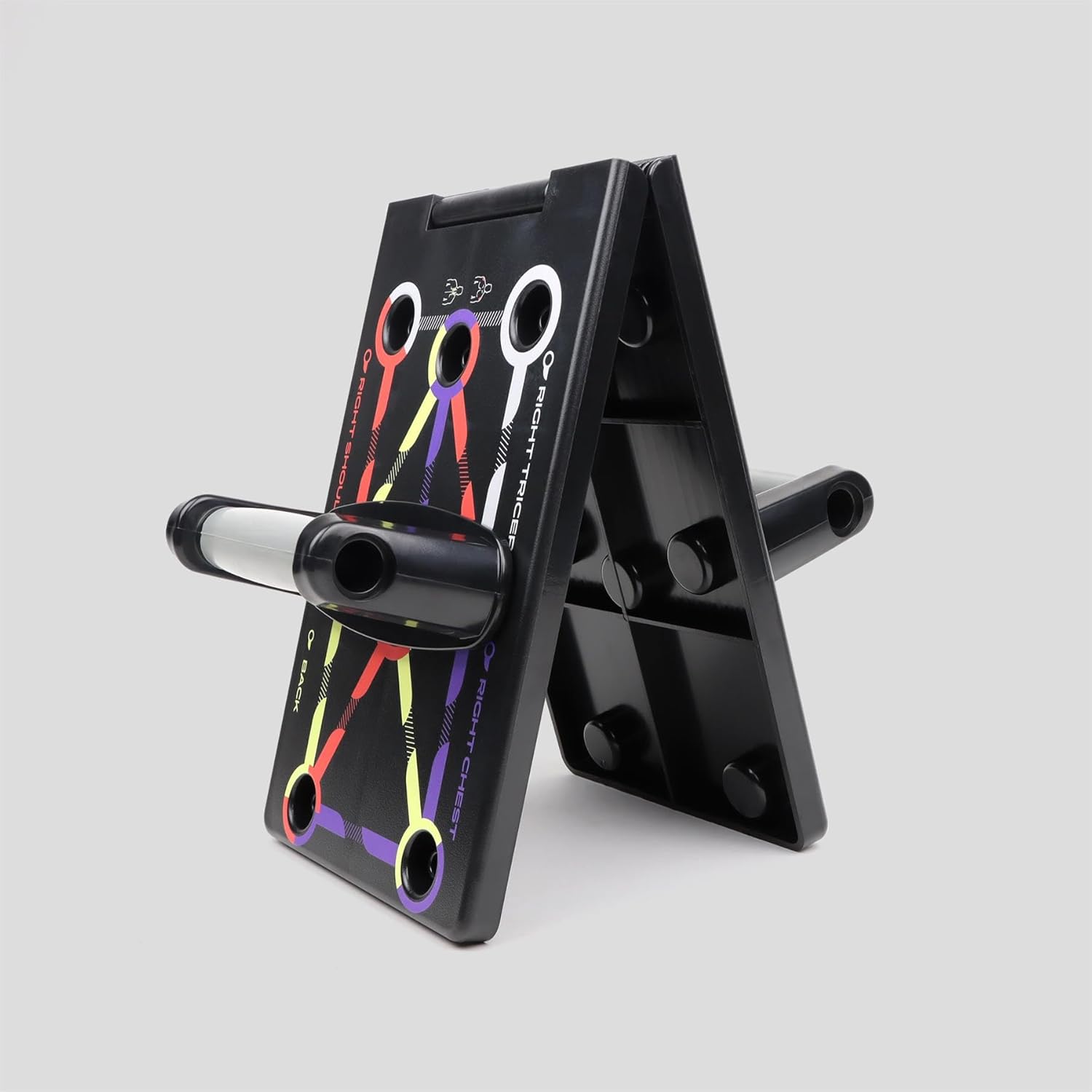 Phoenix Fitness Foldable Push Up Board - 12-in-1 Press Up Board with Handles & Workout Plan - Exercise Stand for Upper Body Workout for Men and Women - Strength Training Equipment for Home Gym - Image 3