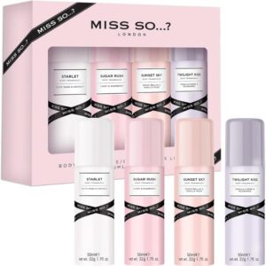 Miss So…? Mini Galore Womens Body fragrance Gift Set 4x50ml