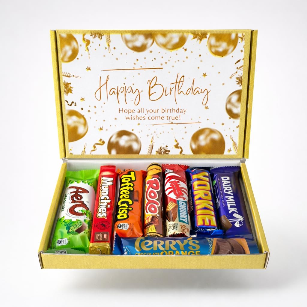 Choc-full Of Joy | Celebrate Milestones With 8 Tasty Full Sized Bars! | Happy Birthday Chocolate | Letterbox Gifts | Chocolate For Kids | Him | Her | 18th 21st 30th 40th 50th Birthday | - Image 7