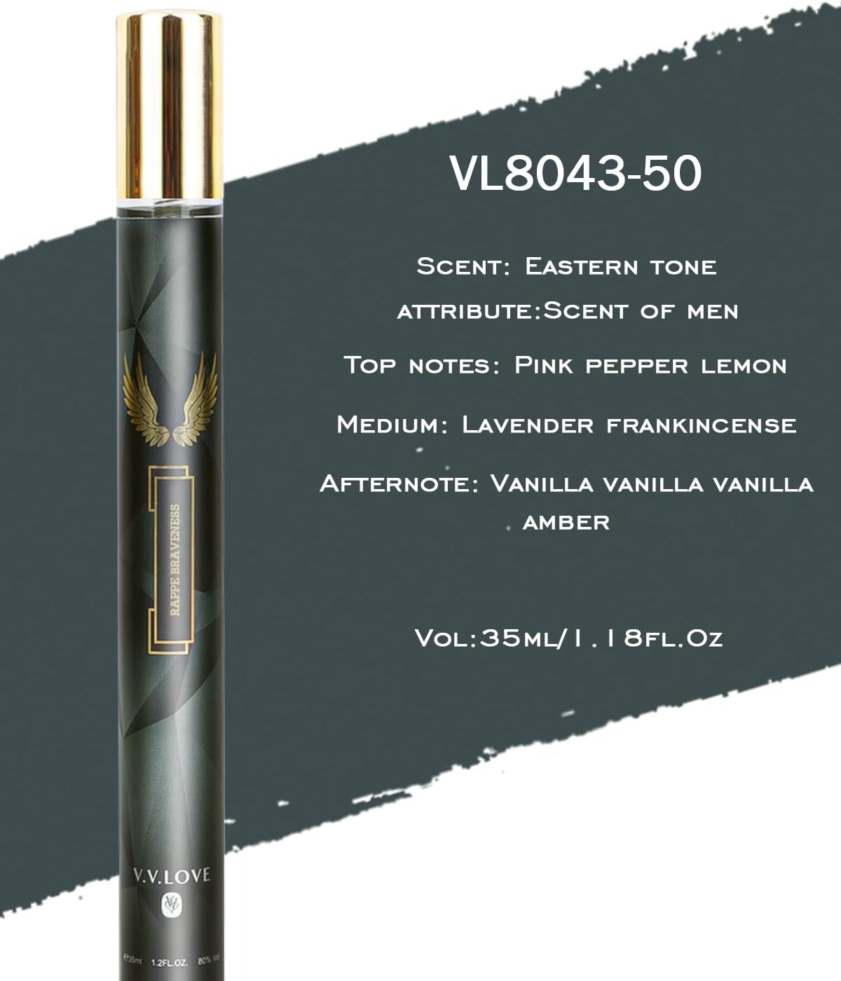 Premium Men's Fragrance Gift Set - 6x40ml Long-Lasting Eau de Parfum Collection with ambergris & Mandarin orange Notes - Luxury Cologne & Aftershave - Image 4