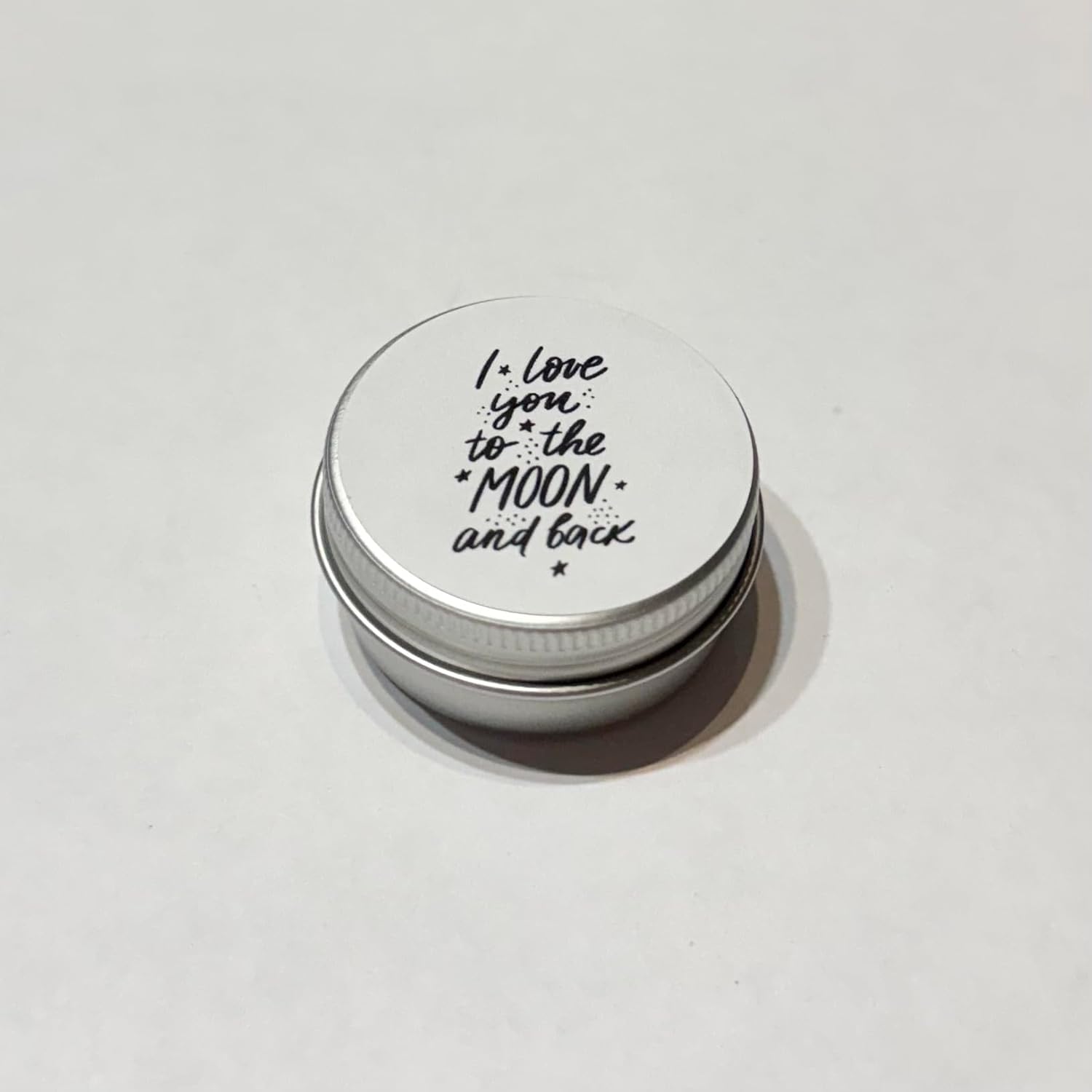 'I love you to the moon and back' gift | Cute minitature half moon presented in small tin gift for valentines, anniversary, birthday | gift for her, for him | random colour sent - Image 4