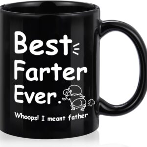 Ptesuply Gifts for Dad, Funny Fathers Day Gift Coffee Mugs Dad Gifts, 11oz Novel Coffee Tea Mugs with Hilarious Pattern for Papa for Birthday Fathers Day (B)