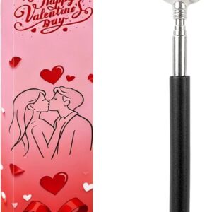 WOVTE Extendable Back Scratcher for Men Women with Valentine’s Day Packaging, Perfect Valentines Day Gifts for Her, Him, Boyfriend, Girlfriend, Husband, Wife, Daughter, Friends, Teachers, Family