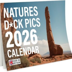 Birthday Gifts for Men – Funny & Rude 2026 Calendar “Nature’s D*ck Pics” – Hilarious Novelty Gift, Adult Gag Present, Father’s Day Gift for Him Under 10 Pounds