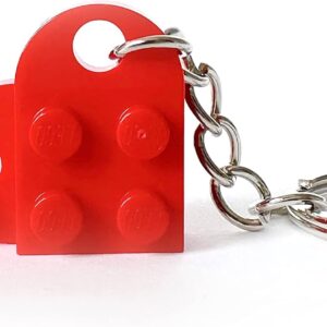 LEGO Red Love Heart Keychain Keyring Valentines Birthday Gift