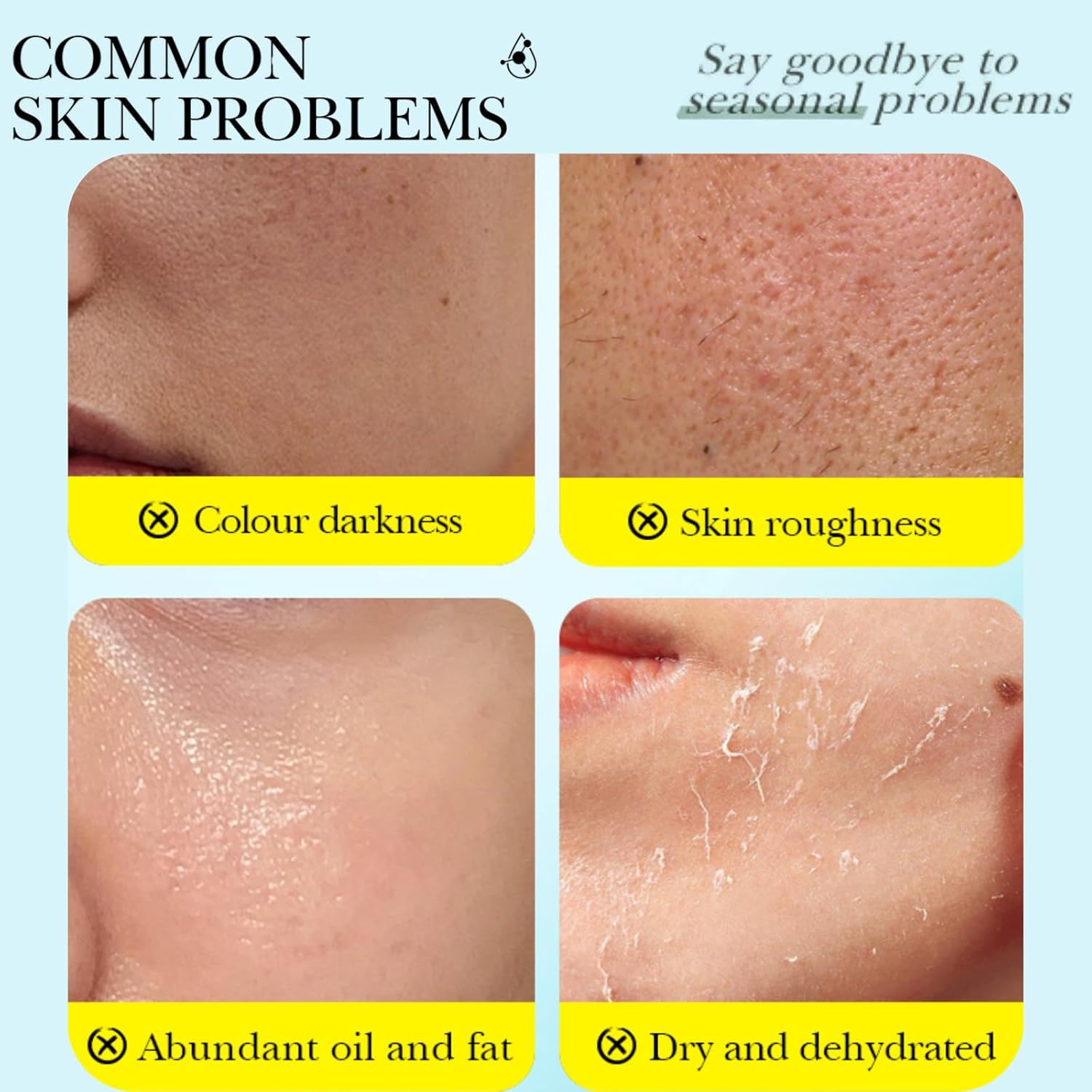 6-Piece Korean Face Mask-Sheet Masks –Brightening Vitamin C,Niacinamide, Hydrating Hyaluronic Acid for All Skin Types -Self Care Gift Set for Women & Teens-Skincare Sets & Self Care Essentials - Image 5