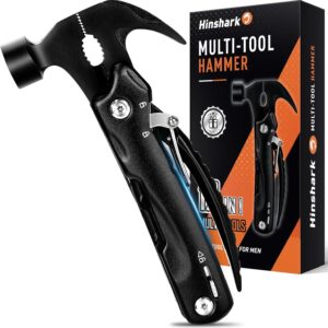 Hinshark Gifts for Men Him Dad, Multi Tool Camping Accessories, Valentines Gifts for Him, Dad Birthday Gadgets Mens Gifts for Men Who Have Everything, Mens Valentines Gifts, Father’s Day Gifts