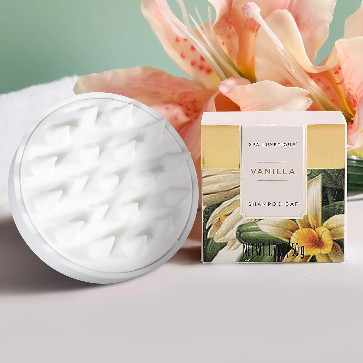 Spa Luxetique Bath Sets for Women Gift, 15pcs Vanilla Spa Gift Sets with Bubble Bath, Body Scrub, Pamper Gifts for Women, Mothers Day Gift for Mum, Birthday Gift Sets, Valentines Gifts for Her - Image 4