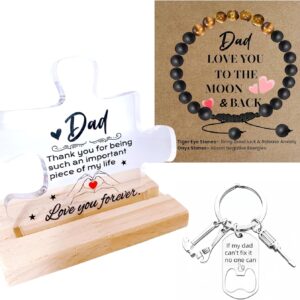 Dad Birthday Gifts, Gifts for Dad, Acrylic Plaque Desk Sign,Fathers Day Gift from Daughter