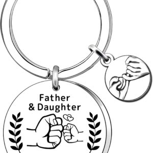 Dad Gifts from daughter Dad Birthday Gifts Keyring Christmas Father’s Day Gifts
