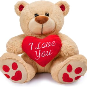 Valentines Gifts for Her: 8 Inch Plush Teddy Bear, Valentines Day Gifts for Her Women Girlfriend, Anniversary Presents for Women Wife Fiancee on Christmas,Birthday
