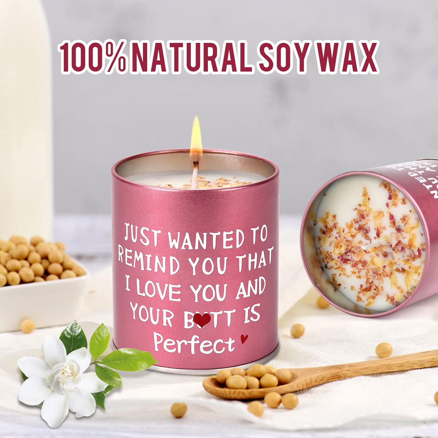 Valentines Funny Gifts for Her Women,9oz Funny Scented Candles, Valentines Day Gifts for Girlfriend Women,Anniversary Presents for Her Wife on Birthday Christmas - Image 2