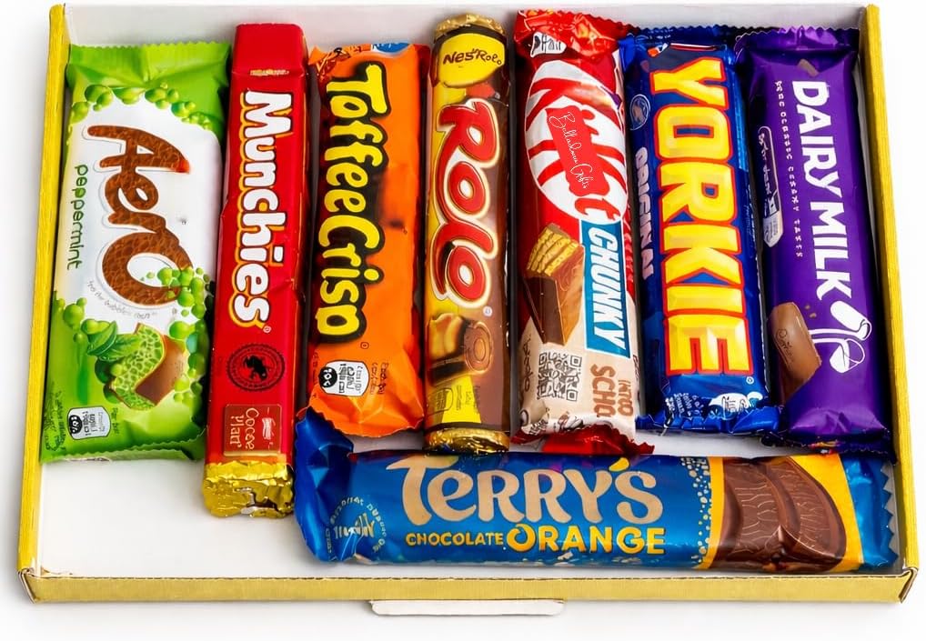 Choc-full Of Joy | Celebrate Milestones With 8 Tasty Full Sized Bars! | Happy Birthday Chocolate | Letterbox Gifts | Chocolate For Kids | Him | Her | 18th 21st 30th 40th 50th Birthday | - Image 3