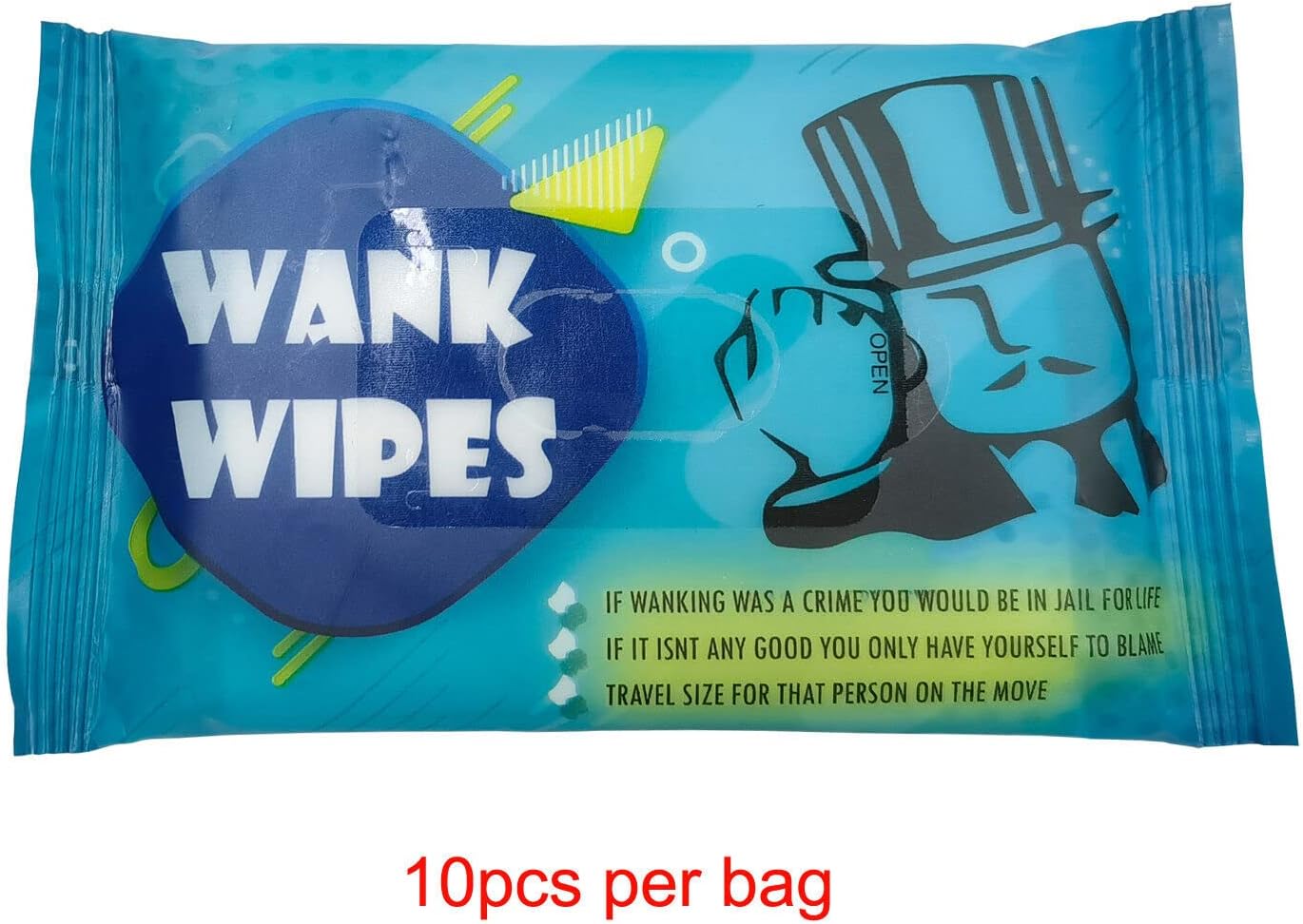 Wank Wipes Tissue Prank Xmas Gift Idea Present for Him Husband Boyfriend Men Man Size Teenager Unusual Prank April Fools Secret Santa 40th 50th 60th 21st Birthday Rude Ladies Her Boss Novelty - Image 3