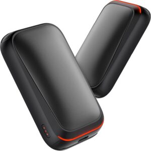 Gaiatop Magnetic Hand Warmers Rechargeable 2-Pack, Pocket Electric Hand Warmer Reusable, 3s Fast Heating, Fits in Gloves, Winter Sports Golf Accessories, Valentines Gifts for Men Women Secret Santa