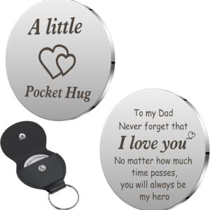 ZKIUOA Pocket Hug For Dad – Birthday Gifts from Daughter | Father’s Day Presents