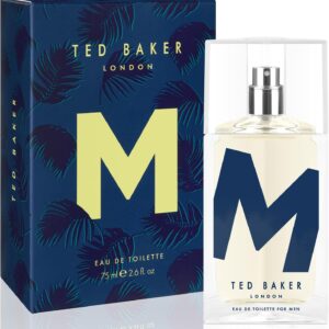 Ted Baker M EDT, Unique Notes of Tonka Bean and Sensual Musk with a Rich Woody Base, Mark of Distinction, Men’s Eau de Toilette, 75ml