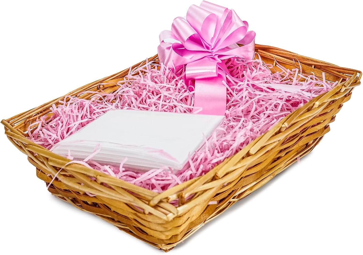 Create Your Own Gift Hamper Basket Kit – Wicker Hamper Box for Christmas, Birthday, Wedding, Easter – Empty Gift Baskets for DIY Presents and Hampers - Image 2