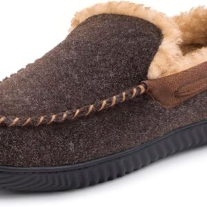 RockDove Men’s Hearthfire Memory Foam Moc Slipper
