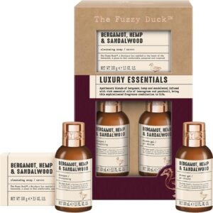 Baylis & Harding The Fuzzy Duck Bergamot, Hemp & Sandalwood Men’s Luxury Essentials Gift Set – Vegan Friendly (Pack of 1)