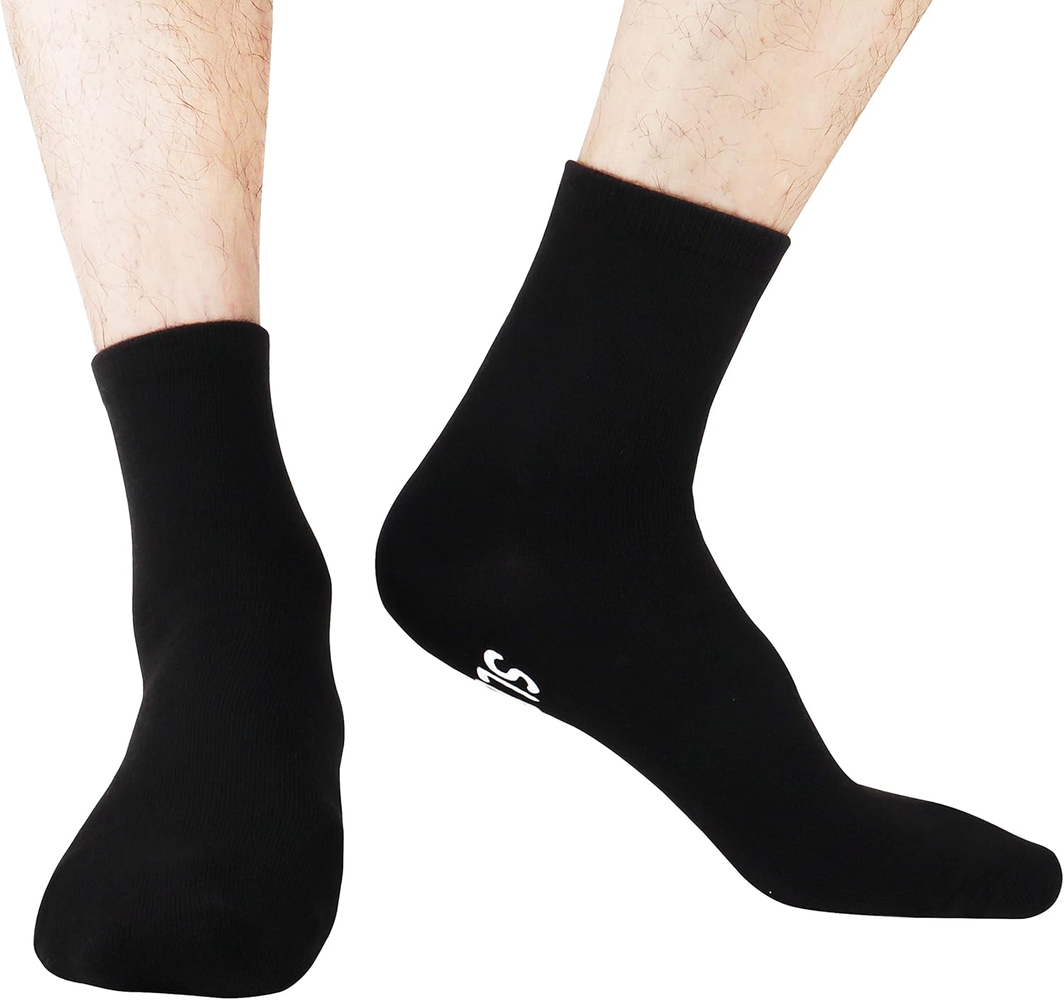 Jeasona Funny Socks Men 9-11 Black Cotton Non-slip Funny Gifts for Men - Image 5