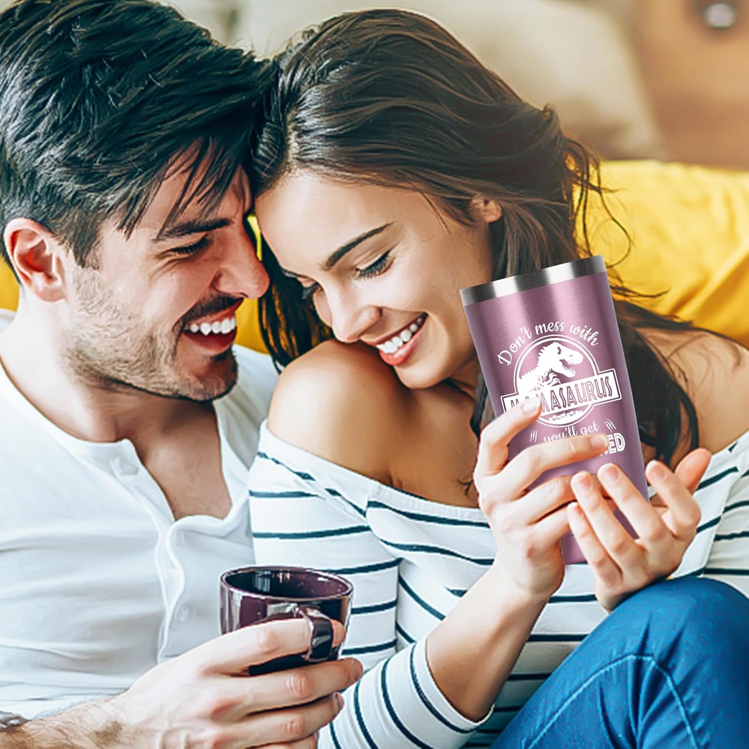 Careign Mothers Day Gifts for Mum,20OZ Funny Travel Mug Tumbler with Straw Lid,Mother's Day Gifts for Women Wife from Daughter Son,Mum Birthday Presents for Grandma on Christmas Anniversary - Image 5