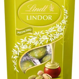 Lindt Lindor Pistachio Chocolate Truffles – 200g Box (Approx. 16 Balls) – Smooth Filling – Valentines Day, Mothers Day, Easter, Gift, Birthday, Congratulations Treat