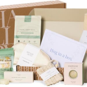 Gift for her: Pamper, Self Care, Hug in a Box, Birthday Presents for Women & Her Best Friend, Thank you Gift, Bath Sets for Mum, Wife, Girls, Sister