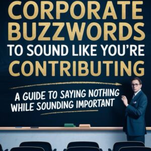 How to Use Corporate Buzzwords to Sound Like You’re Contributing: Funny Gag Gift for Coworkers, Bosses, and Managers – A Guide to Saying Nothing While Sounding Important At Work