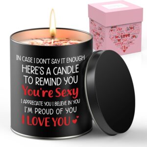 Valentines Gifts for Him Her :9OZ Scented Candles, Mens Valentines Gifts for Boyfriend Girlfriend, Anniversary Presents for Him Her Husband Wife on Birthday Christmas