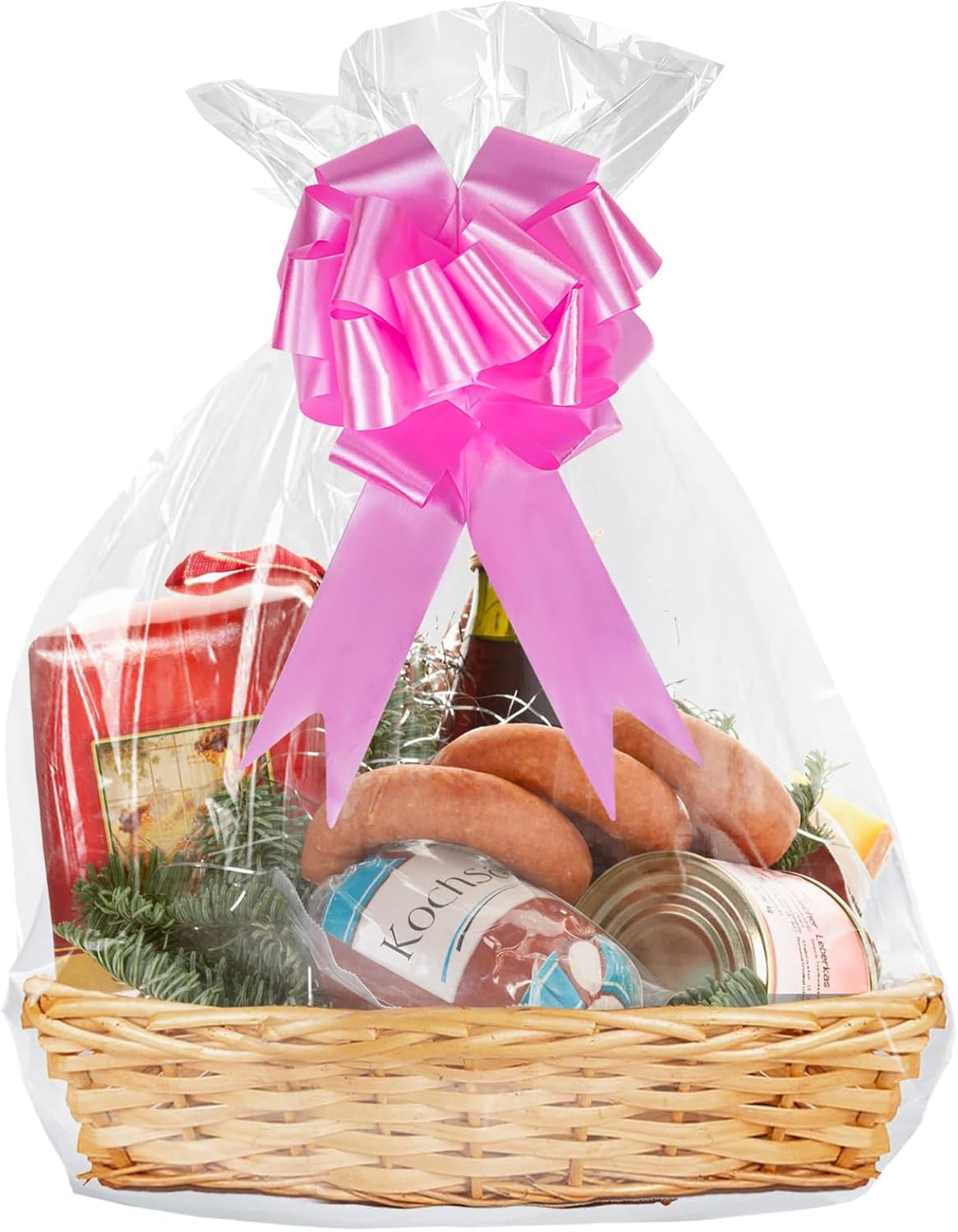 Create Your Own Gift Hamper Basket Kit – Wicker Hamper Box for Christmas, Birthday, Wedding, Easter – Empty Gift Baskets for DIY Presents and Hampers - Image 4