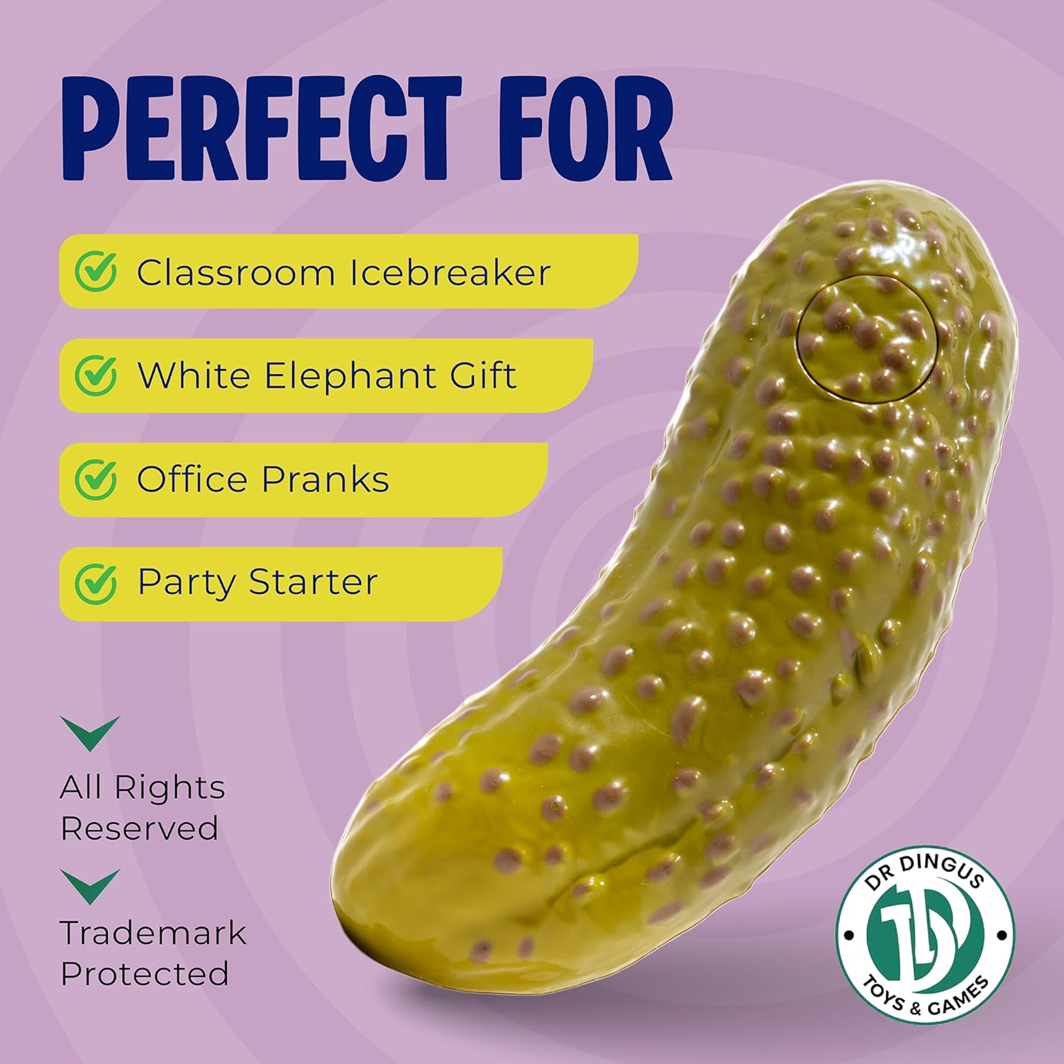 Mystic Pickle - Magic Fortune Teller with +100 Witty Responses - Unveiling The Briny Secrets of The Universe - Endless Entertainment with Friends, Family, Classroom Students - Best Novelty Gag Gift! - Image 5