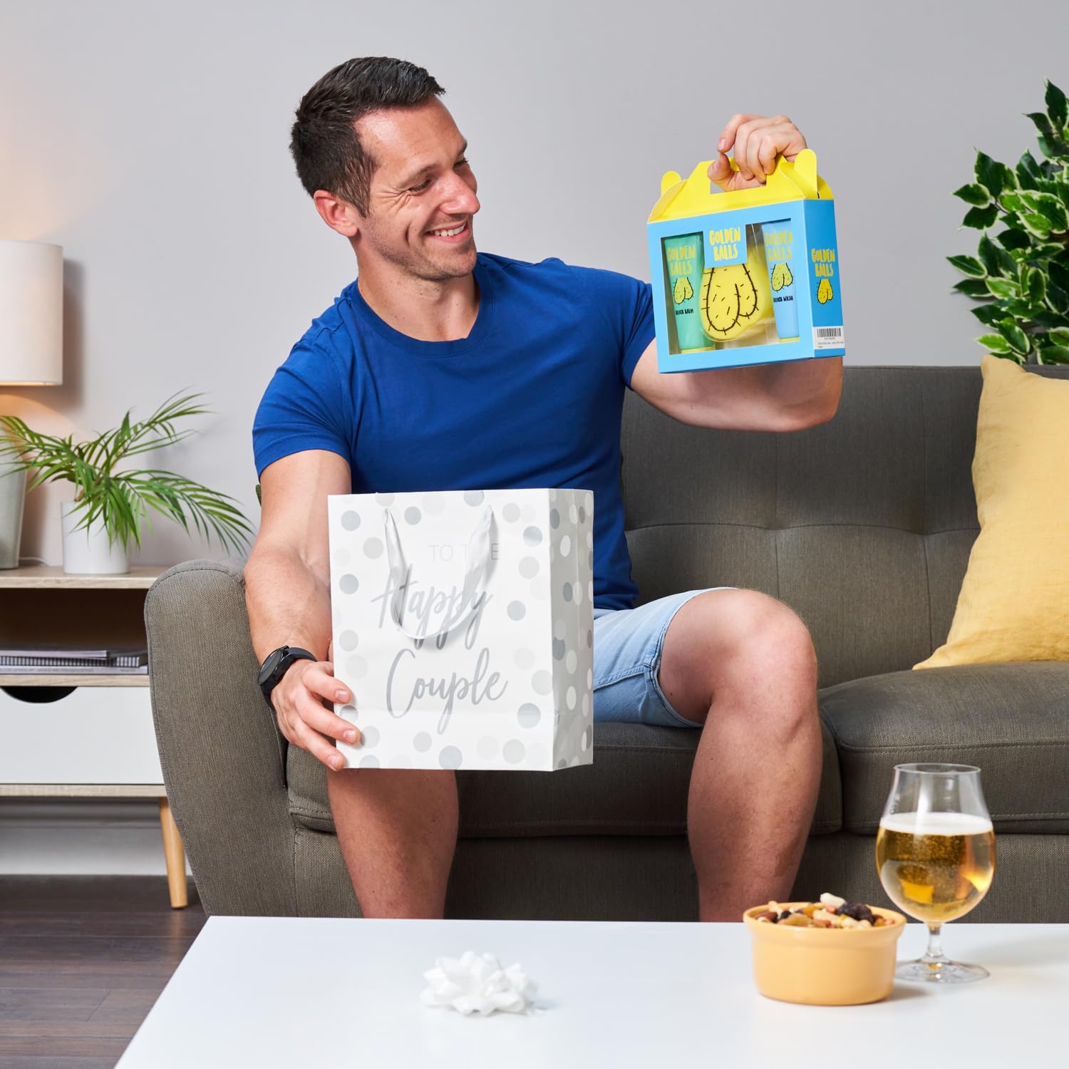 Golden Balls, Balm & Sponge Set - For Your Private Bits - Funny Novelty Gift For Men - Image 4