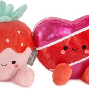 Hallmark Better Together, Strawberry and Chocolate Pair, Gift, Soft Toy, Teddy, Set of 2, Gift Set, Birthday, Valentines Day, Anniversary