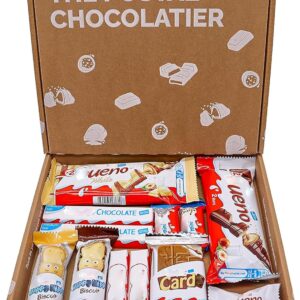 Chocolate Gift Box Hamper, Letter Box Friendly, Perfect for Presents, Surprises and Special Occasions, Bueno, Happy Hippo, Cards, Bueno Mini